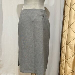 Vintage United Colors of Benetton Gray Skirt - Size S- Classic Pencil Style